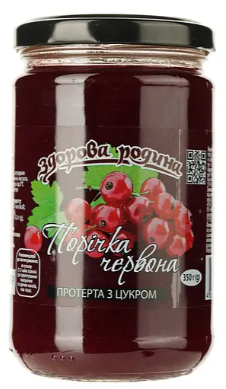 Варення Здорова родина Порічка червона подрібнена 350 г